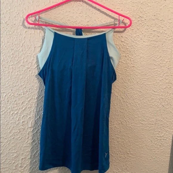 Old Navy Teal and Baby Blue Workout Tank Top - Picture 1 of 4